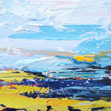 36 X 48 Horizontal Blue Abstract Landscape Art Abstract Seascape Paintings