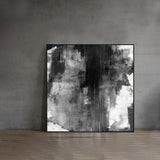 Black And White Canvas Art Black Canvas Painting Large Artwork For Sale