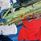 40 x 40 Square Multicolor Wall Art Colorful Contemporary Abstract Painting