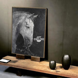 Abstract Black And White Horse Art Large Horse Canvas Art Modern Horse Paintings For Sale