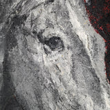 Horse Portrait Painting black and white horse Art Paintings Of Horses Heads
