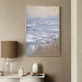 Beach Painting Large Beach Wall Art Abstract Seascape Paintings Beach Wave Art