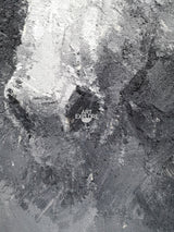 Black White Abstract Horse Painting Original Animal Painting horse Portrait Painting