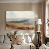 Modern Abstract Art Seascape Cnvans Wall Art Contemporary Large Abstract Coastal Painting