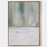 Abstract Green Canvas Painting Large Original Acrylic Abstract Canvas Art Modern Abstract Painting