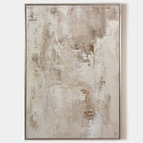 Beige Painting Beige Canvas Art Abstract Painting Beige Minimalist Abstract Wabi-sabi Painting