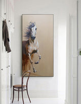 Running Horses Painting Equine Art Arabian Horse Art Large Horse Painting