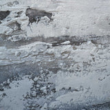 36 x 48 Vertical Grey And White beach scene painting Seascape Art For Sale