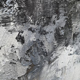 36x48 Gray And Blue Wall Art Textured Abstract Painting