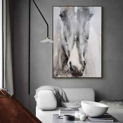 Paintings Of Horses Heads Modern Horse Art Black And White Horse Paintings For Sale