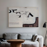 Gray and Brown Minimalist Painting Original Abstract Painting Art Textured Painting Abstract Art For Sale