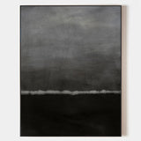 Abstract Dark Grey Canvas Painting Large Original Acrylic Abstract Canvas Art Modern Abstract Painting