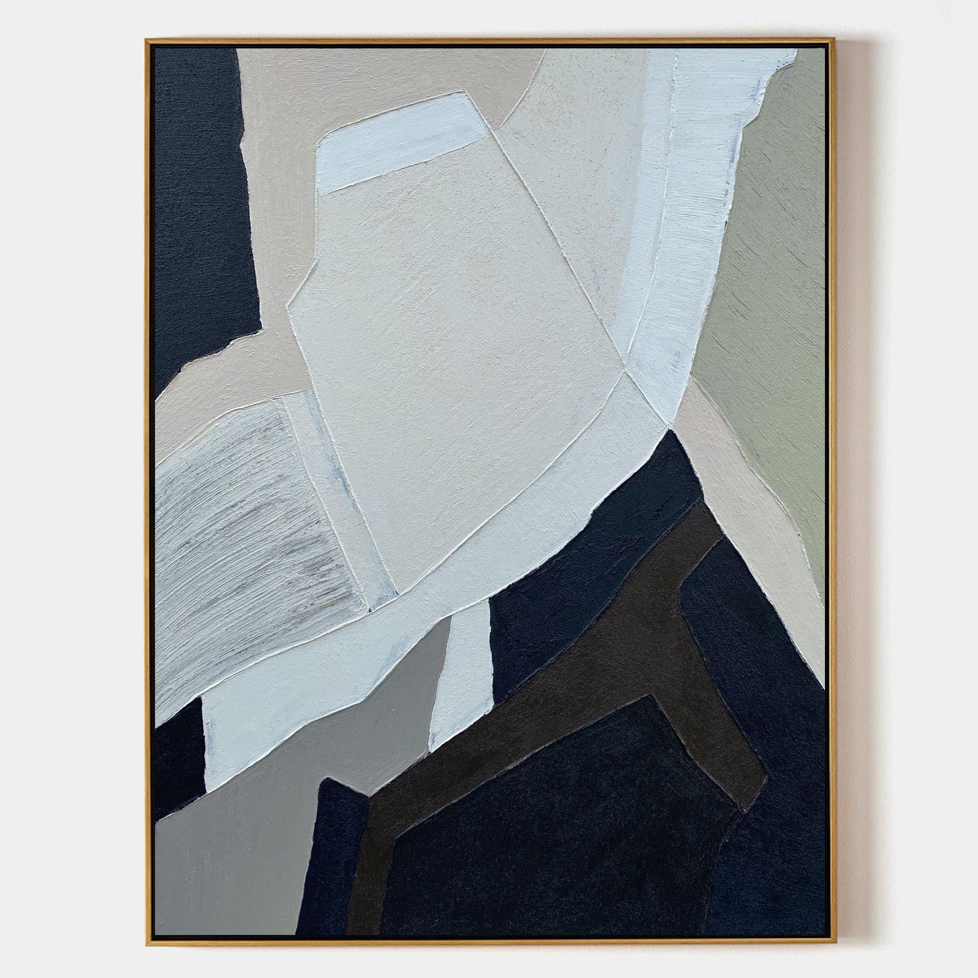 neutral abstract art large abstract painting modern minimalist art for wall decor