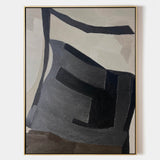 Large Black And Brown Artwork Oversized Framed Wall Art Large Wall Art