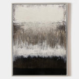 Modern Abstract Painting On Canvas Acrylic Abstract Contemporary Art Large Black White Grey Wall Art