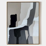 Large Black And Brown Artwork Oversized Geometric Patterns For Wall Painting Wall Art Large Wall Art