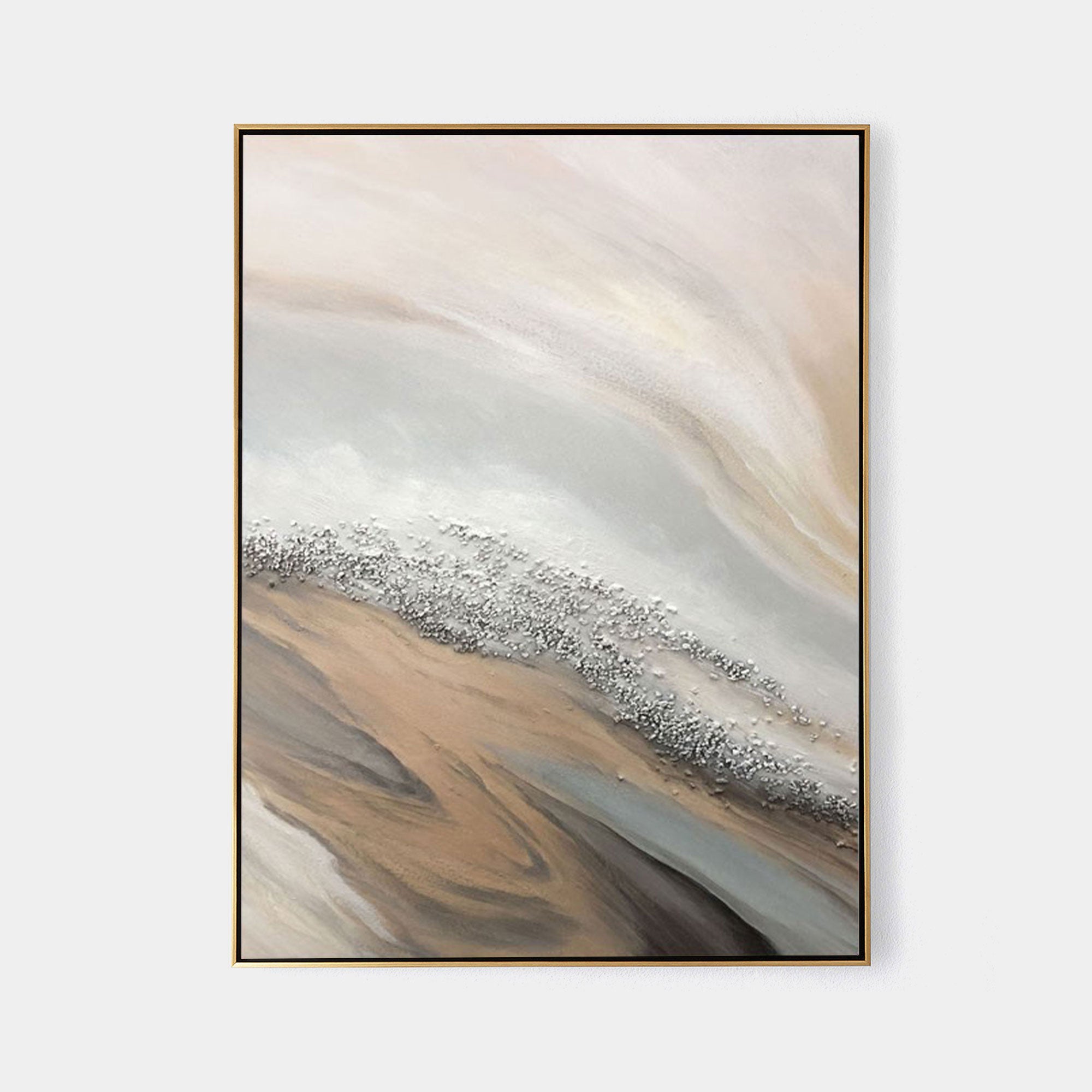 Abstract Grey Canvas Painting Large Original Acrylic Abstract Canvas Art Modern Abstract Painting