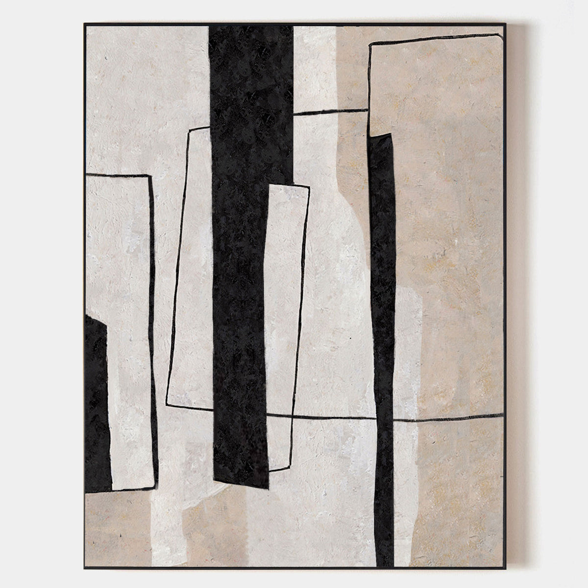 Large Abstract Canvas Paintings Minimalist Painting Oversized Wall Art