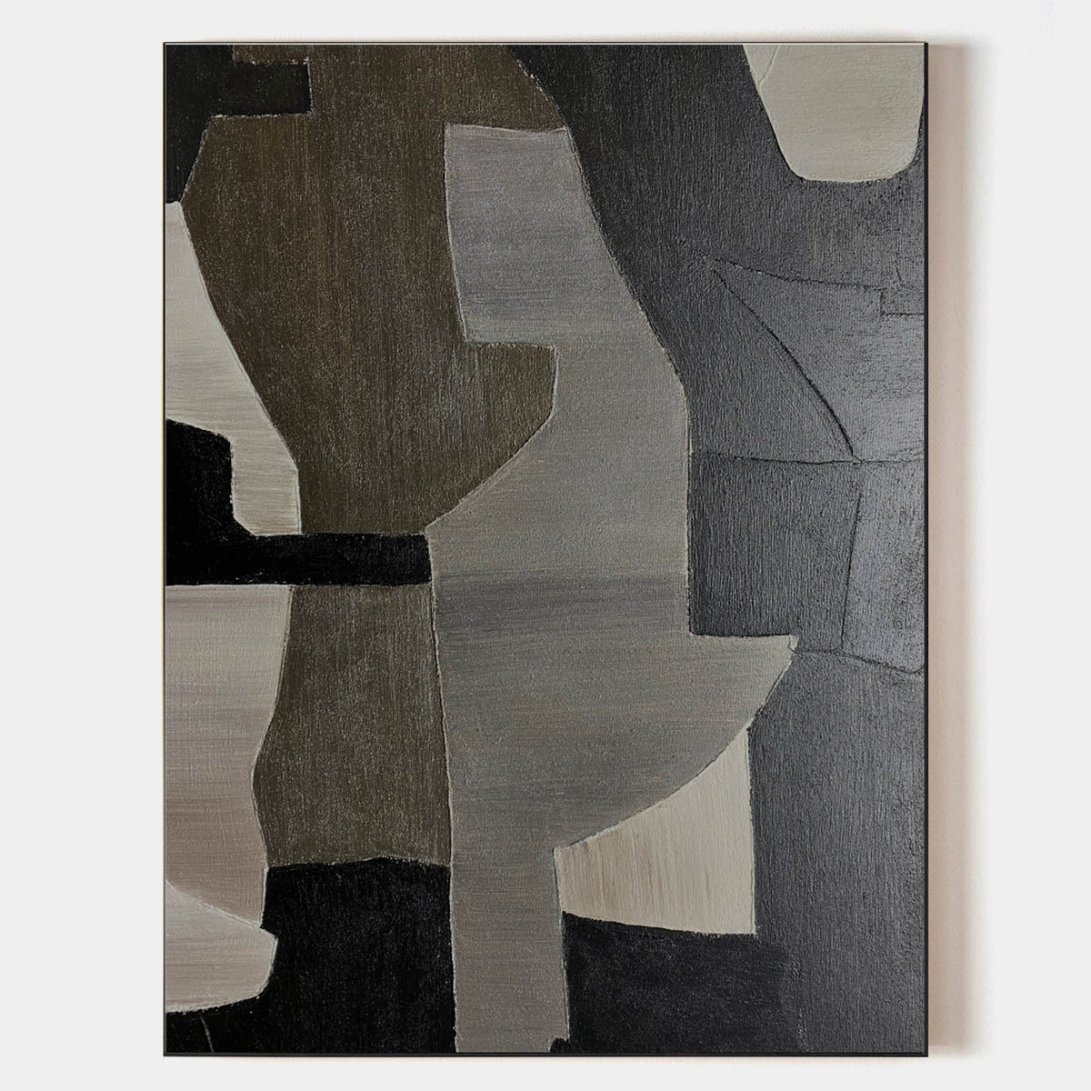 Large Black And Grey Artwork Oversized Framed Wall Art Large Wall Art