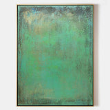 Abstract Green Canvas Painting Large Original Acrylic Abstract Canvas Art Modern Abstract Painting