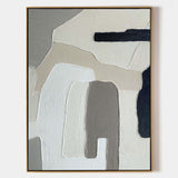 neutral abstract art for sale modern minimalist art geometric abstract painting