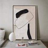 Minimal Acrylic Painting Paintings For Office Large Abstract Painting For Sale