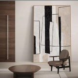 Large Abstract Canvas Paintings Minimalist Painting Oversized Wall Art
