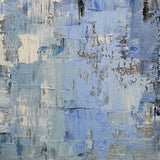 36 X 48 Vertical Blue Paintings For Bedroom Original Abstract Art