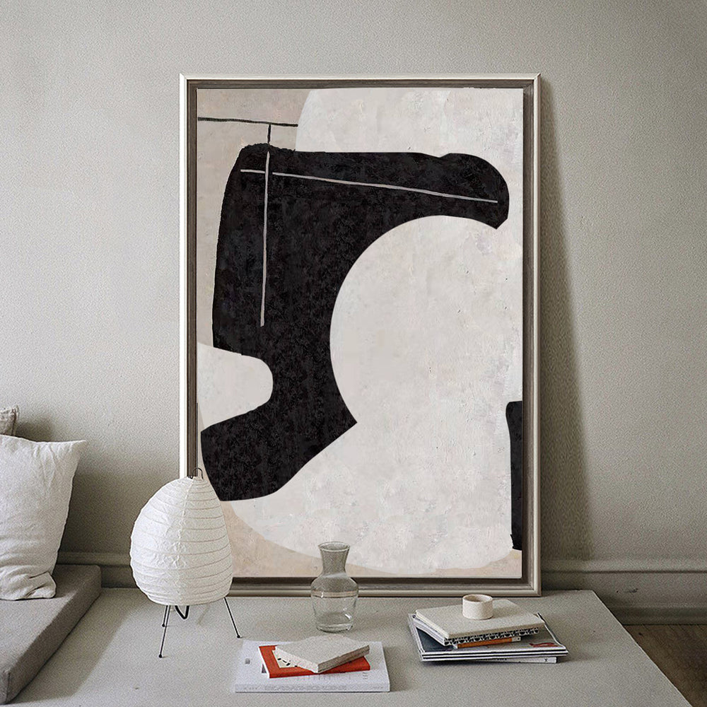 Modern Minimalist Painting Large Canvas Abstract Artwork Wall Art For Large Wall