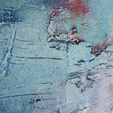 Square Acrylic Abstract Landscape Painting Impressionist Scenery Art