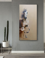 Running Horses Painting Equine Art Arabian Horse Art Large Horse Painting