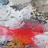 Square Acrylic Abstract Landscape Painting Impressionist Scenery Art