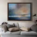 Large Seascape Wall Art Oversized Beach Wall Art Horizontal Coastal Wall Art