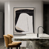 Large Minimalist Art Original Beige Minimalist Painting Big Modern Paintings