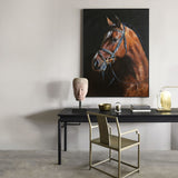 Equestrian Fine art Large Horse Painting Rustic Horse Wall Art Draft Horse Art