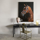 Equestrian Fine art Large Horse Painting Rustic Horse Wall Art Draft Horse Art
