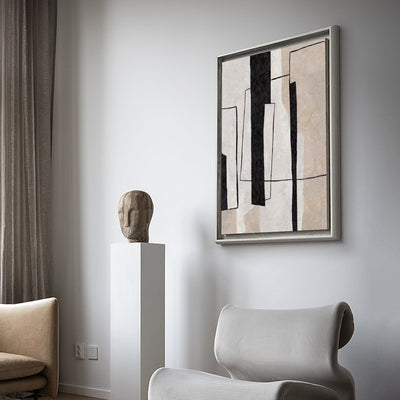 Large Abstract Canvas Paintings Minimalist Painting Oversized Wall Art