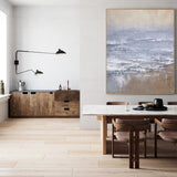 Beach Painting Large Beach Wall Art Abstract Seascape Paintings Beach Wave Art