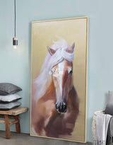 Large Horse Canvas Art Custom Horse Paintings Equine Art For Sale