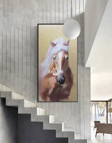 Large Horse Canvas Art Custom Horse Paintings Equine Art For Sale