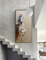 Running Horses Painting Equine Art Arabian Horse Art Large Horse Painting