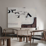 Gray and Brown Minimalist Painting Original Abstract Painting Art Textured Painting Abstract Art For Sale