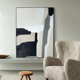 Minimalist Art Neutral Abstract Artwork Rich Textured Acrylic Painting Minimalist Painting