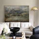 Impressionist Seascape Paintings Large Beach Canvas Wall Art Modern Beach Art