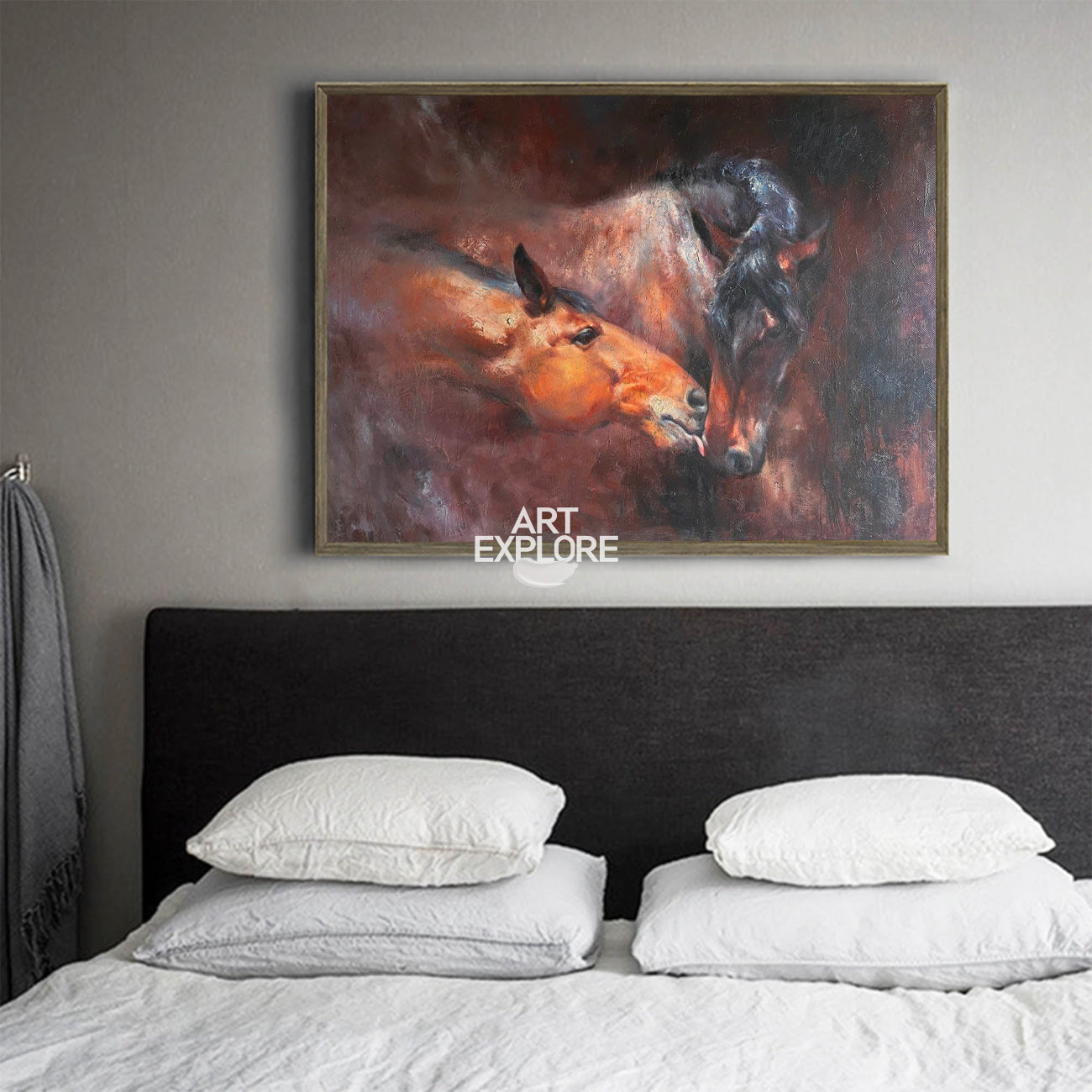 Modern Wild Horse Painting #ANH47
