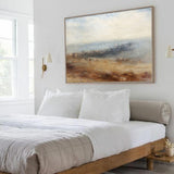 Modern Abstract Art Seascape Cnvans Wall Art Contemporary Large Abstract Coastal Painting
