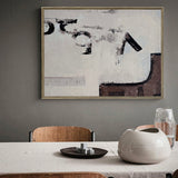 Gray and Brown Minimalist Painting Original Abstract Painting Art Textured Painting Abstract Art For Sale