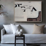 Gray and Brown Minimalist Painting Original Abstract Painting Art Textured Painting Abstract Art For Sale