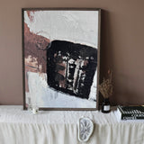 Large Grey Abstract Acrylic Painting Grey Black Abstract Canvas Wall Art Grey Abstract Art For Livingroom