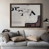 Gray and Brown Minimalist Painting Original Abstract Painting Art Textured Painting Abstract Art For Sale